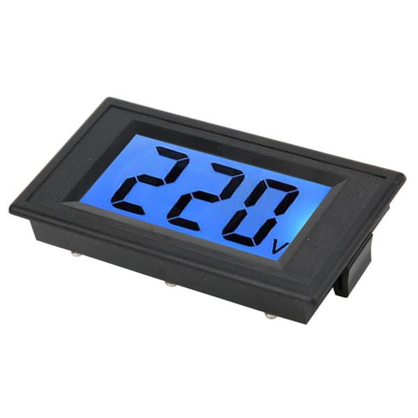 YB5135D LCD To-leder Digital Display Voltmeter AC Spændingstester Målerpanel AC80 500V Måleområde