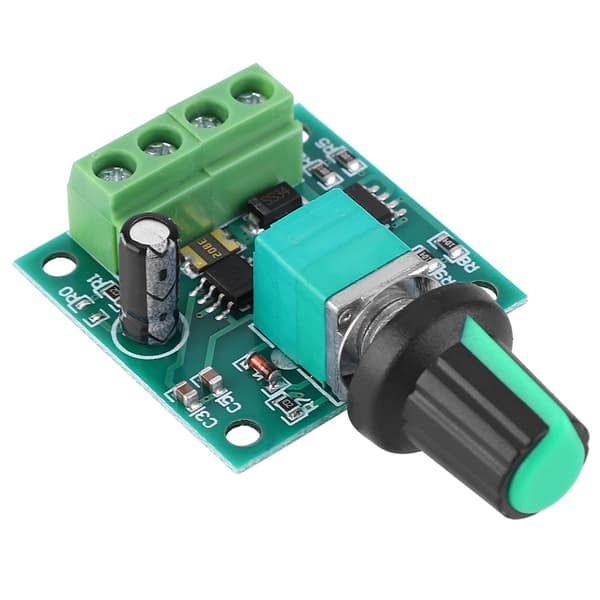 DC 1.8-12V 2A Lavspennings elektrisk motorhastighetskontroller PWM motorhastighetsregulator verktøyutstyr