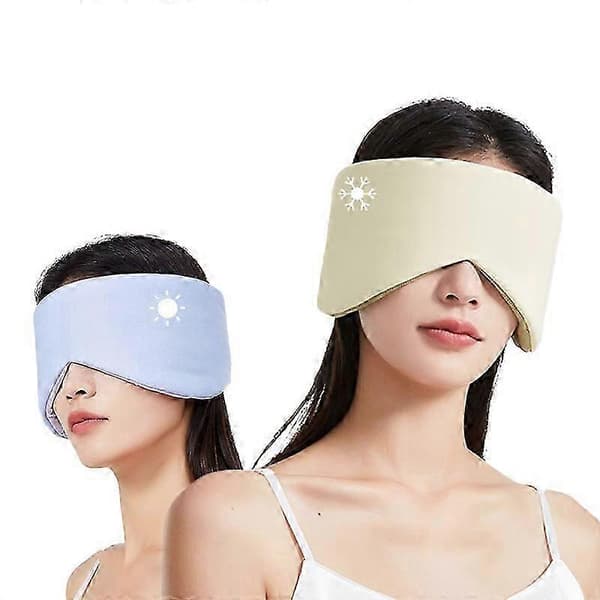 3D Sovemaske, Super Letvægts Silkeagtig Blød Øjenmaske til Søvn Grey