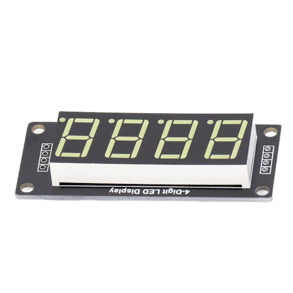4 stk. LED-segment digitalt displaymodul 4 Bits 7 segmenter 0,56 tommer MRA172C Hvit PCB-klokkemodul