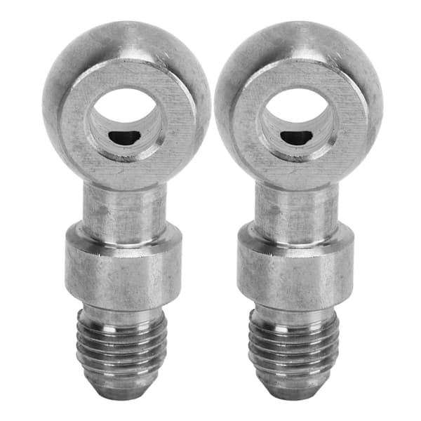 Rustfrit stål lige bremse Banjo Adapter Fitting 1 par Øje Banjo Adapter