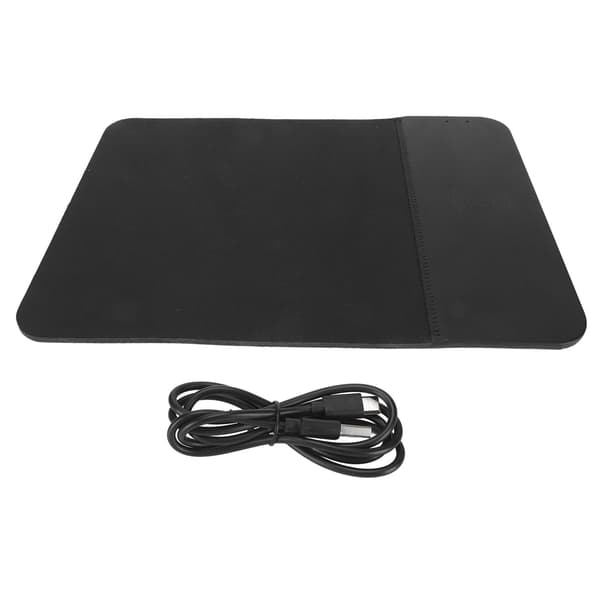 15W Multifunksjonell Lade Musematte - Liten Gummimatte med Telefonlader