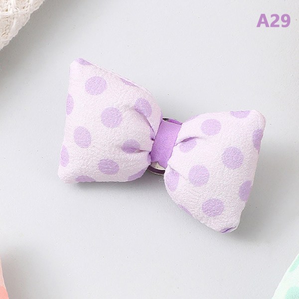 Små blommiga smycken Tillbehör Bowknot Brosch Väska Dekoration A29