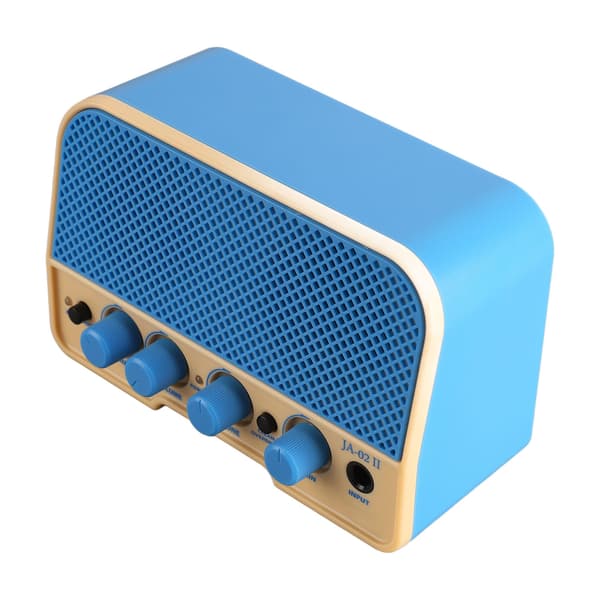 Elgitarrförstärkare Ren Overdrive Dubbla Kanaler AUX Bluetooth för att spela Sky Blue