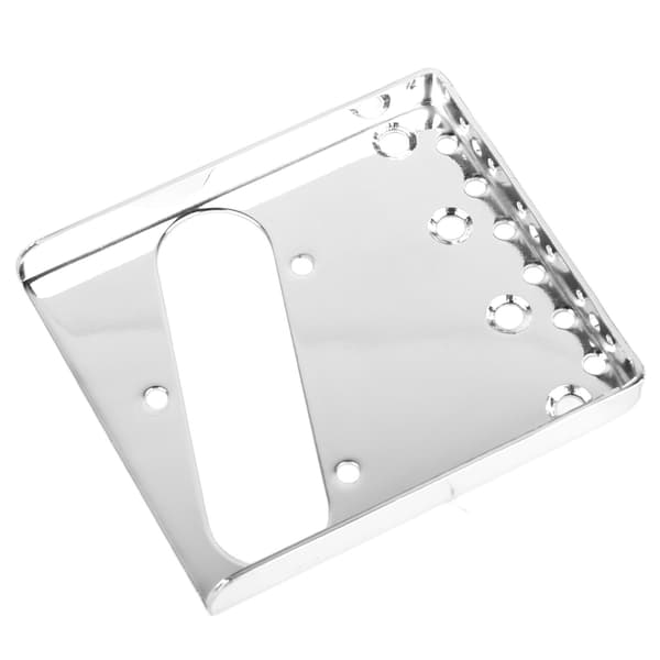 4-strängad gitarrsadelstallplatta Intonationsjustering Dekorativ elgitarrstallplatta GA393 Silver
