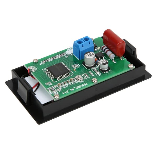 YB5135D LCD To-leder Digital Display Voltmeter AC Spændingstester Målerpanel AC80 500V Måleområde