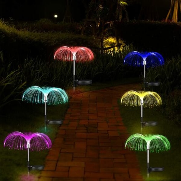 Packs Solar Light Outdoor Garden Decoration, Waterproof Solar Lights 6-Layer Point Lighting, Party Walkway Patio Lawn Ba