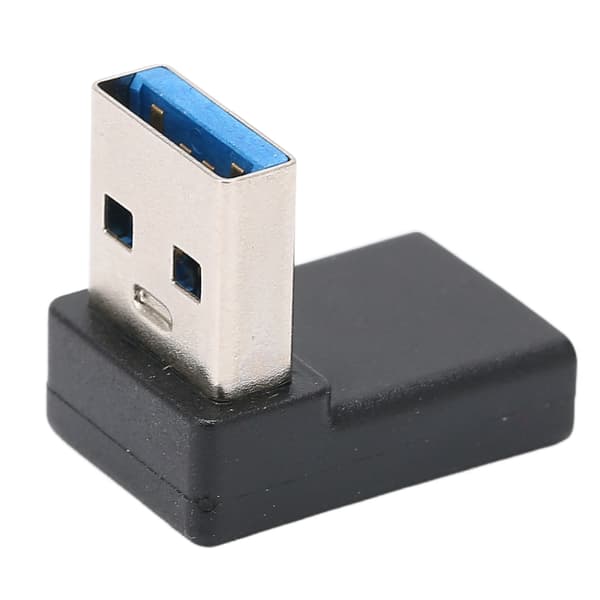 USB 3.0 Typ C 90 Graders Adapter Snabb Laddning Dataöverföringsförlängning