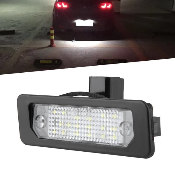 2 stk. bil LED nummerpladelygte til Ford Mustang Fusion Flex Taurus