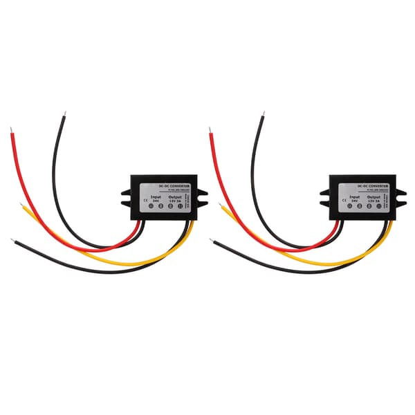 DC til DC-omformer 18-40V til 12V 3A 36W IP68 Vanntett Bil Buck Regulator Modul