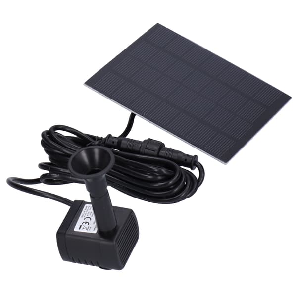 Borstlös Solfontänpump 180L Flytande Vattenfall Trädgård Damm Pool Dekoration