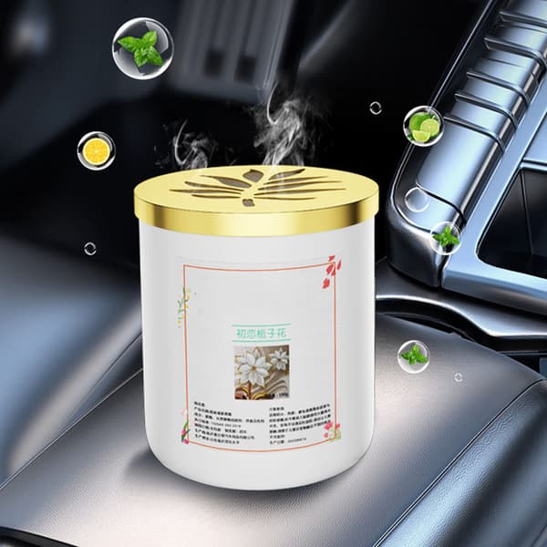 Bilduftfrisker Balm Langvarig Duft Lugtfjernelse Stresslindring Aromaterapi til Hjemmekontor Jasmin 9658D