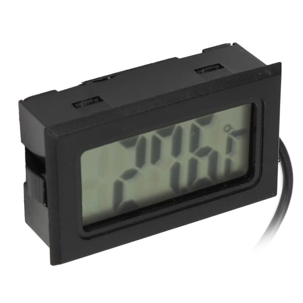 Digitalt termometer LCD-display vandtæt probe til inkubator temperaturmåler