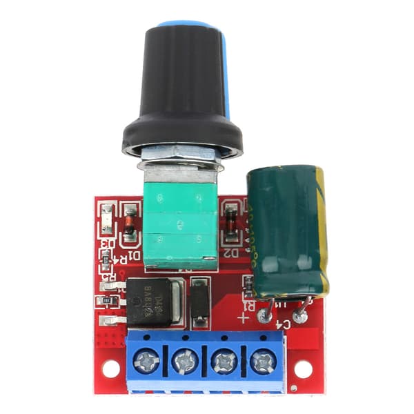 5V til 28V 5A PWM DC Motor Hastighedsregulator Spændingsregulator LED Lysdæmper