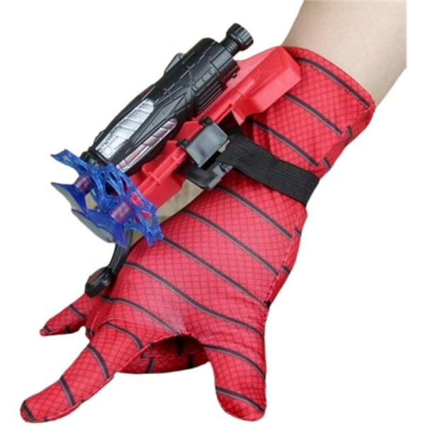 Spiderman Launcher Glove, Lasten muovinen Cosplay-hanska, Hero Launcher Rannekelelut, Excnt lahja Spiderman-faneille, Lapsi