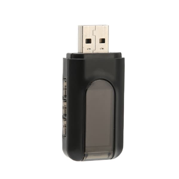 2-i-1 Bluetooth-adapter USB trådløs sender/mottaker LED-skjerm for bilstereoanlegg