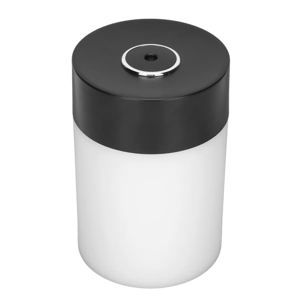 USB Cool Mist Luftfugter med Automatisk Slukning Varmt Lys Lavt Støjniveau til Skrivebord Sort