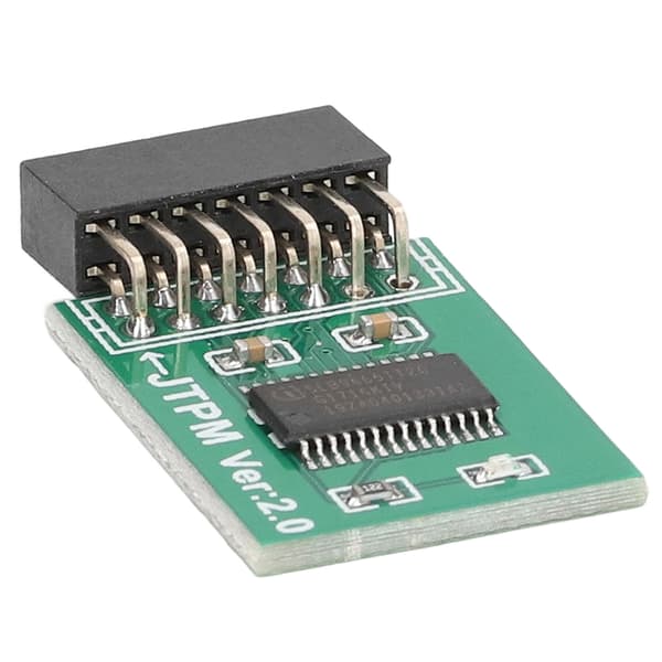 För MSI TPM 2.0 Modul Stark Kryptering 14 Pin LPC Gränssnitt TPM Modulkort för Win11 Grön