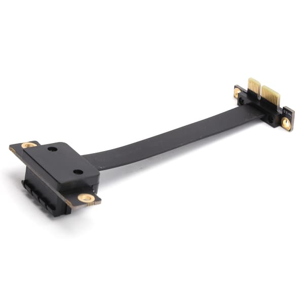 PCIE 1X Dobbelt 90 Graders Netværksadapter med LED Gen3 8Gbps Forlængerkabel