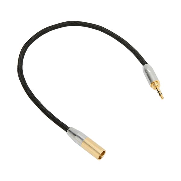 3,5 mm han til Mini XLR 3-pin kabel forgyldt adapter til mikrofonmixer kamera