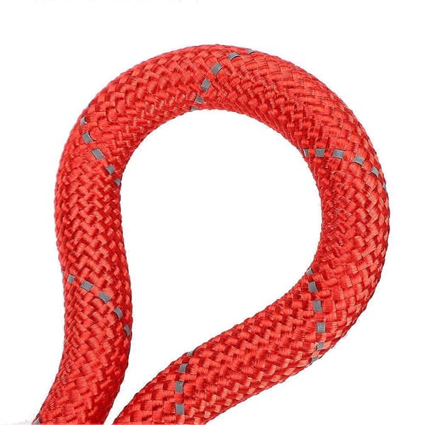 Nylon Dog Leash, Reflective Explosion-Proof with Round Rope (Red)