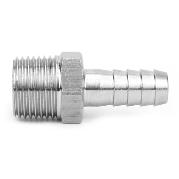 2 STK 1/2in BSPT Han Gevind Konnektor Rørfitting Barb Samling Hurtigkobling 8mm