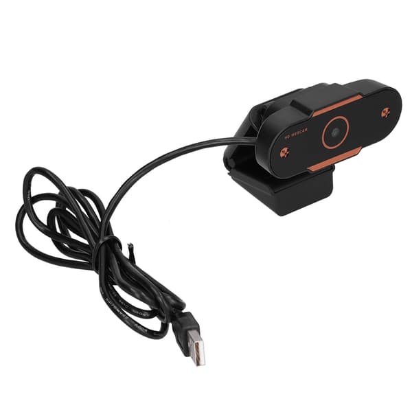USB 2.0 Trådløst Webcam med Indbygget Mikrofon 1080P til Live Konference og Arbejde