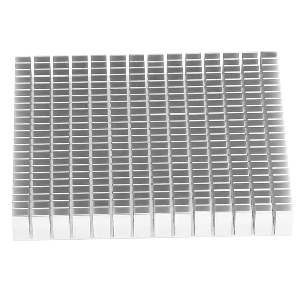 Køleplade Aluminium Køler Køleplade Radiator 150x120x20mm til CPU Forstærker PCB Hvid