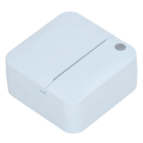 Miniskriver Student Blå Mini Lomme Bærbar Bluetooth Termisk Skriver for Feil Spørsmål Notater Bilder Dokumenter