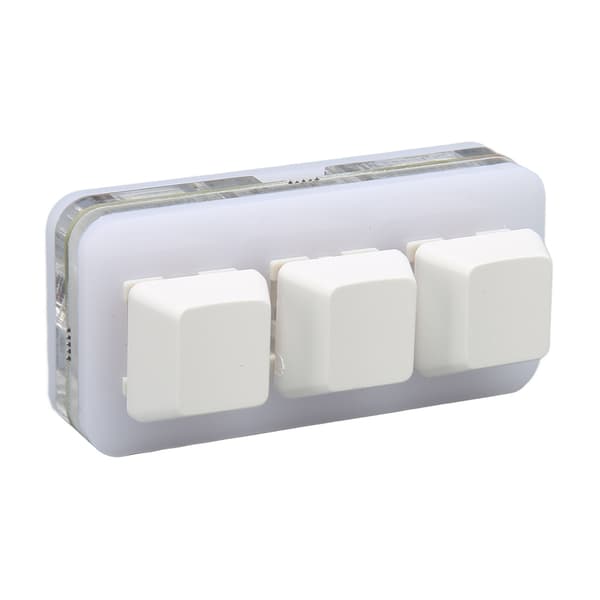 USB 3 Mini Keypad RGB LED Bakgrundsbelysning Hot Swap OSU HID Makro Programmering Tangentbord Kompatibelt Windows OS X Linux Vit