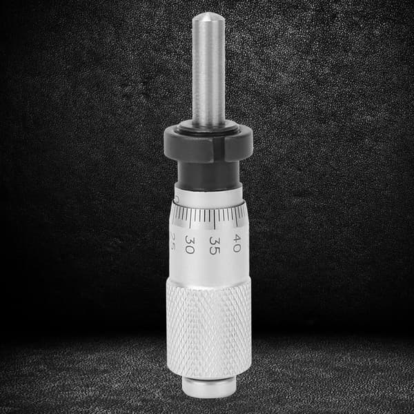 0-13mm Mikrometer Flat Kulehode med Mutter for Finjustering av Nøyaktighetsinstrumenter