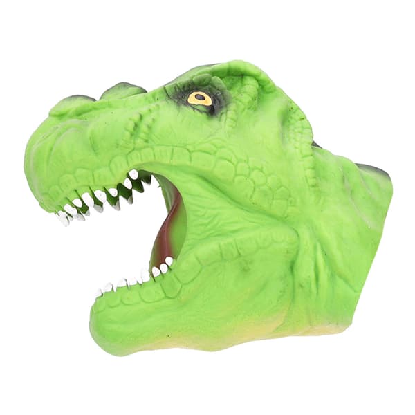 Hög Simulation Tecknad Dinosaurie Handdocka Handskar Berättande Leksak Grön
