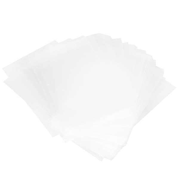 100 st transparenta rektangulära glassgodis chokladpåsar 10x16cm för hembröllop utomhusbruk