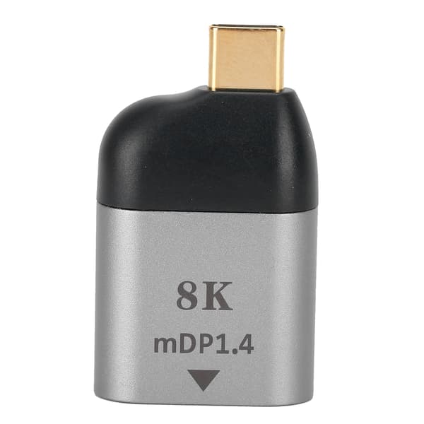 Aluminiumlegering Skal Typ C Hane till Mini DisplayPort Adapterkontakt för Windows Android Mac OS