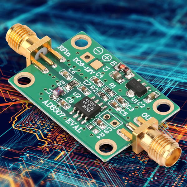 AD8307 RF Effektmätare Logaritmisk Testdetektor 0.1-600M -75~+15dBm Modul