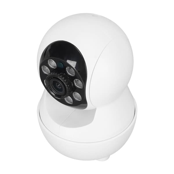 Trådløst HD 1080P sikkerhetskamera med nattsyn, 2-veis intercom, WiFi CCTV for hjemmet W108B
