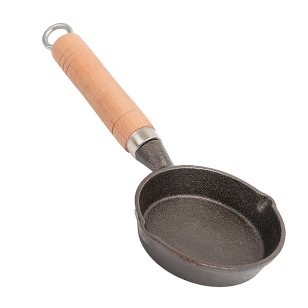 Mini Egg Pan Multifunksjonell Nonstick Jevn Oppvarming Liten Stekepanne for Hjemmet