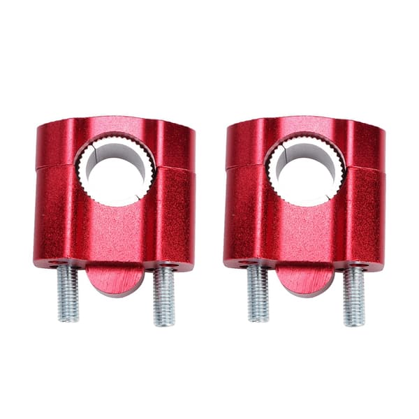 Motorcykel Styrforhøjere 22mm 28mm Rød Par Eftermonteringstilbehør