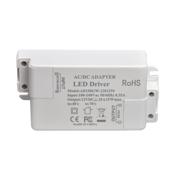 LED-driver 0,35A Lille indendørs belysning LED-lampe strømforsyningstransformator AC 100-240V