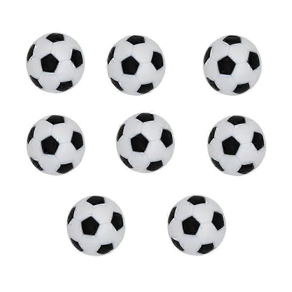 8 stk. 32 mm bordfodboldbolde til udskiftning af officielle bordspilfodboldbolde - God kvalitet 8pcs