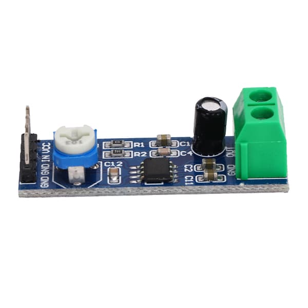 LM386 Effektforstærkerkort 200x Forstærkning Mono Audioforstærkermodul 5V-12V