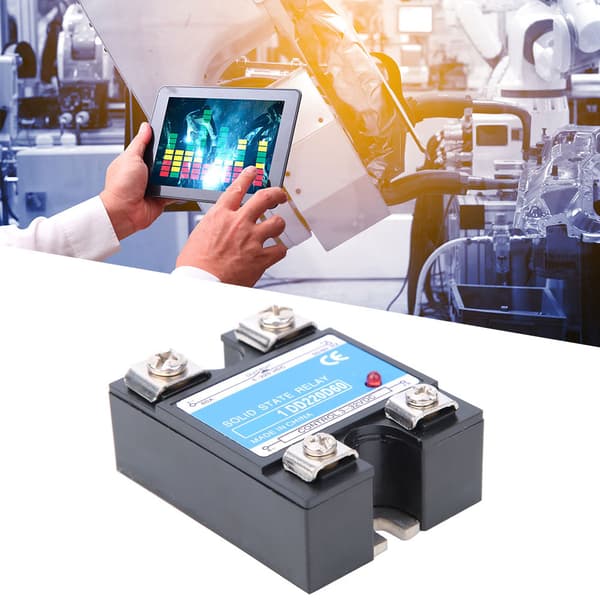 Solid State Relay DC SSR -tulo 3-32VDC Kuorma 5-220VDC 60A Ohjausrele