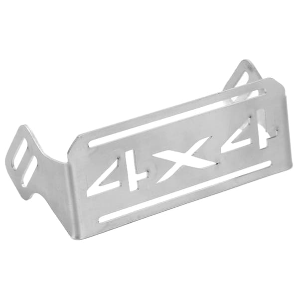 Rustfritt stål RC Skid Plate Front Guard Armor Beskyttelse for Traxxas
