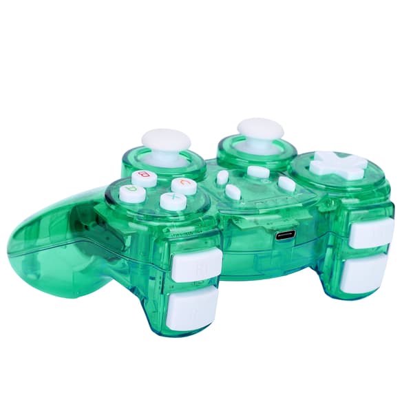 Trådløs Spilcontroller Beskyttende Skal ABS Gamepad Transparent Grøn Multi Farve Tilbehør