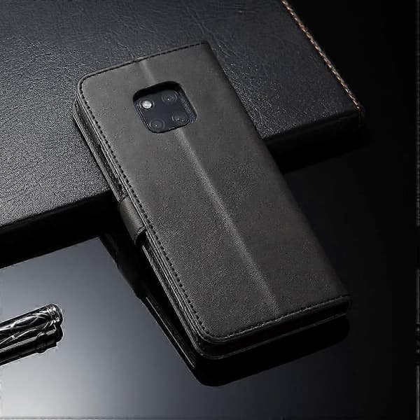 LC.IMEEKE Pung Læder Stander Etui til Mate 20 Pro Black