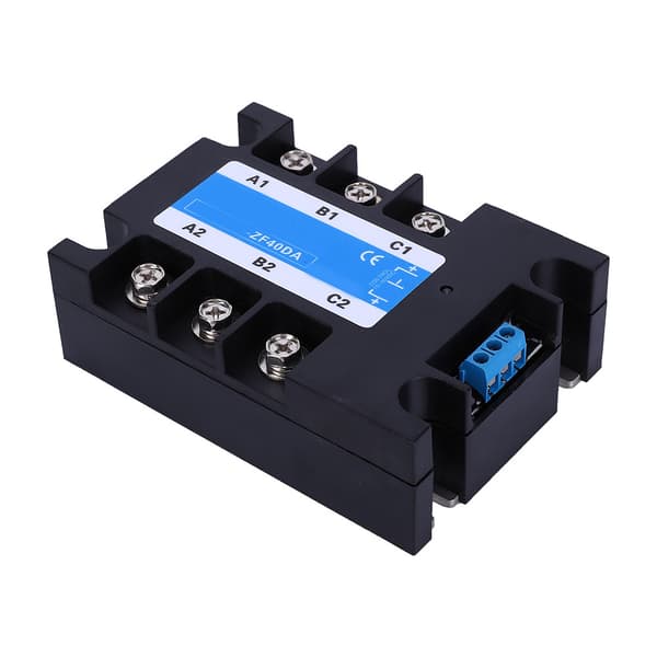 BERM3 ZF40DA DC AC Solid State Relæ SSR Transparent Kabinet Elektroniske Dele