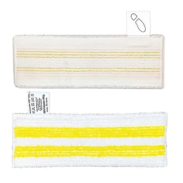 10 stk. dampmoppeklude til Karcher Easyfix Sc2 Sc3 Sc4 Sc5 håndholdt støvsuger mikrofiber dampmoppeklude reservedele White