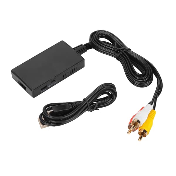 RCA til HDMI-konverter Mannlig AV til HDMI-adapter for PS2