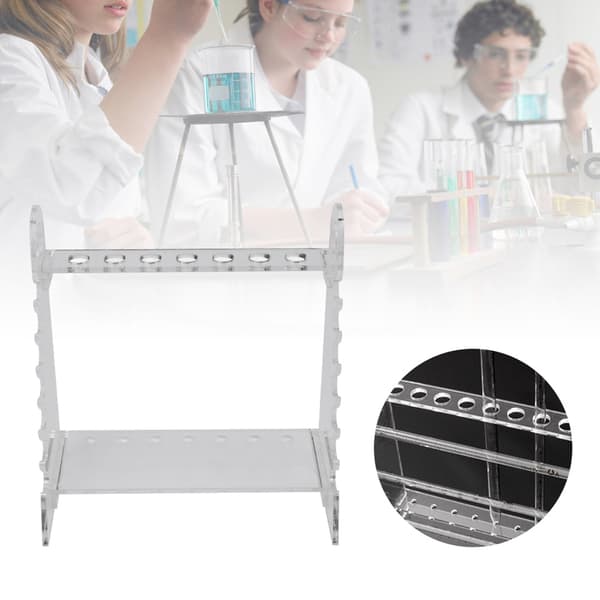 Trapezformet pipettestativ med 1,5 cm hul diameter