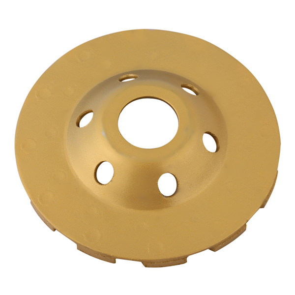 10 cm Diamant Segment Slibeskive 6 Huller Til Marmor Beton Sten